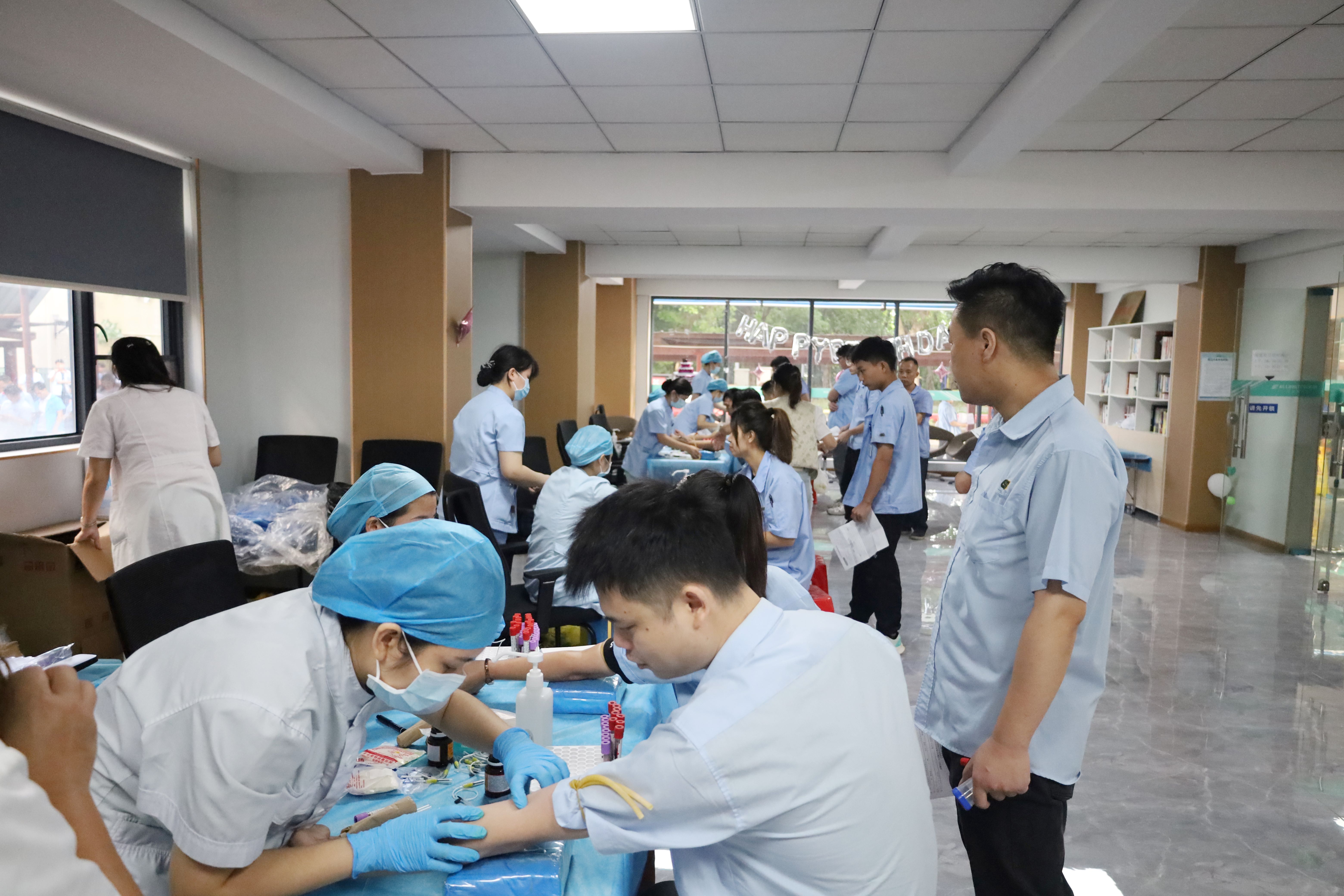 關(guān)愛員工，守護(hù)健康——依頓電子開展2024年度員工健康體檢活動